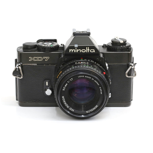 Minolta XD7 svart + MD 50/1,7
