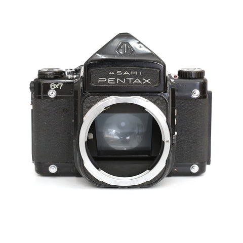 Pentax 6x7 MLU with prism