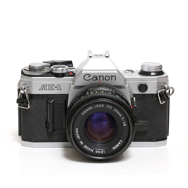 Canon AE-1 krom + FD 50mm f1.8