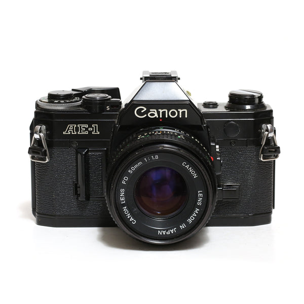 Canon AE-1 Black + 50mm f1.8