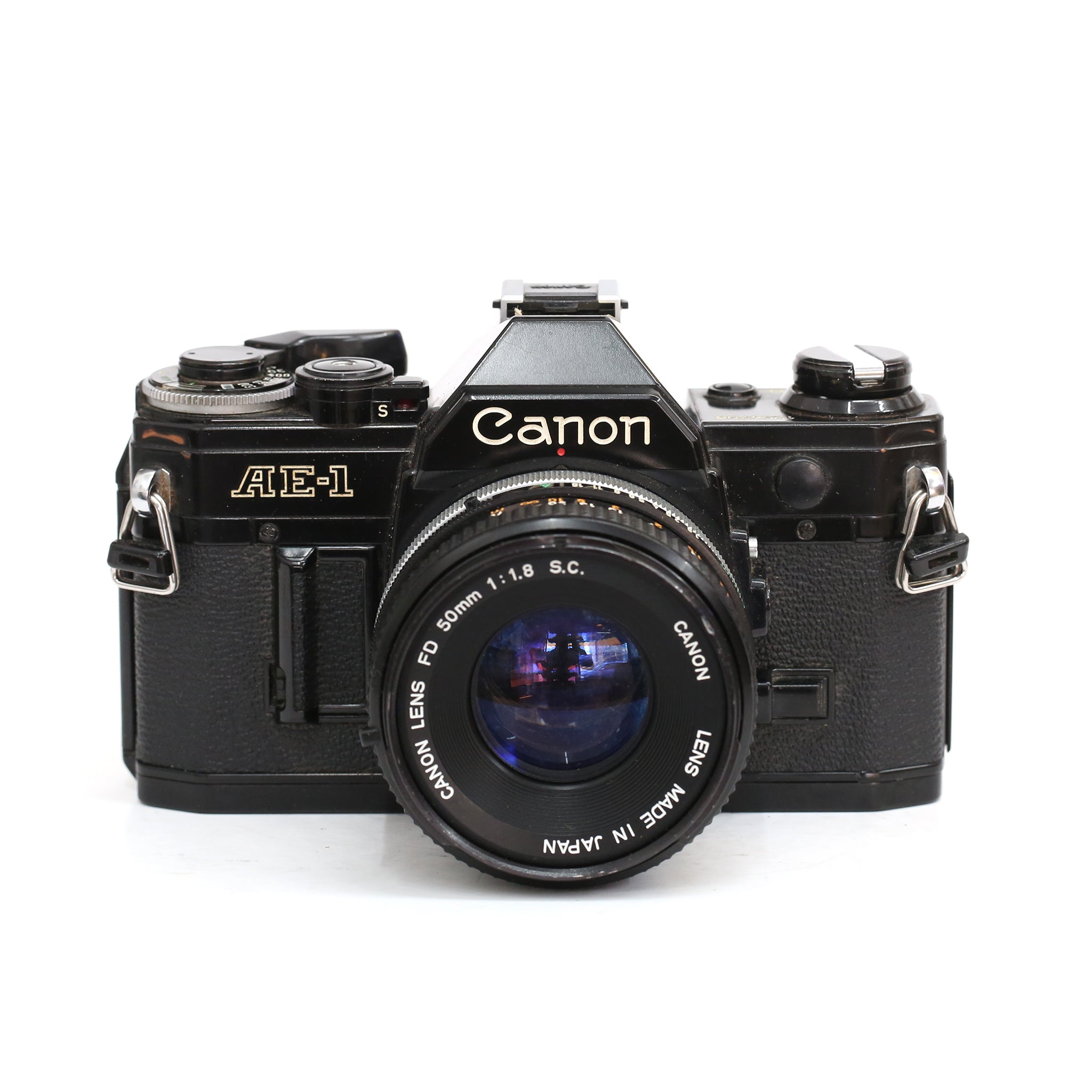 Canon AE-1 svart + FD 50/1.8