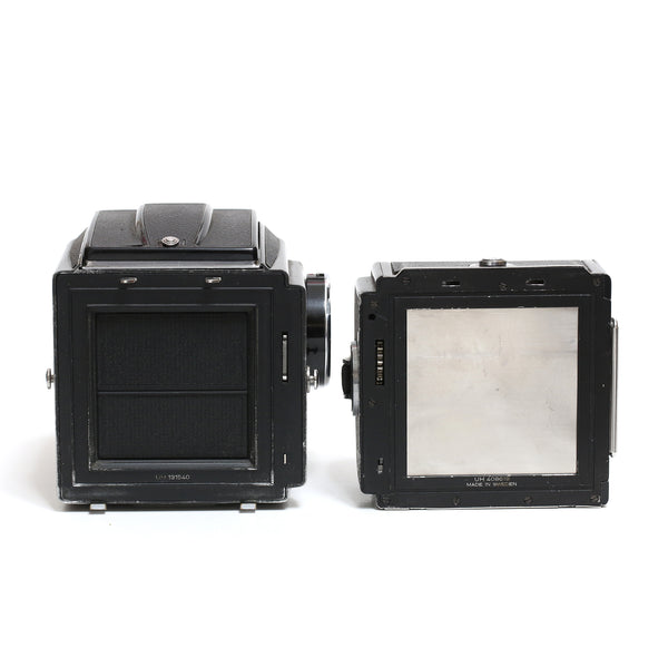 Hasselblad 500c/m svart + Planar 80mm f2.8 C T* + A12 svart