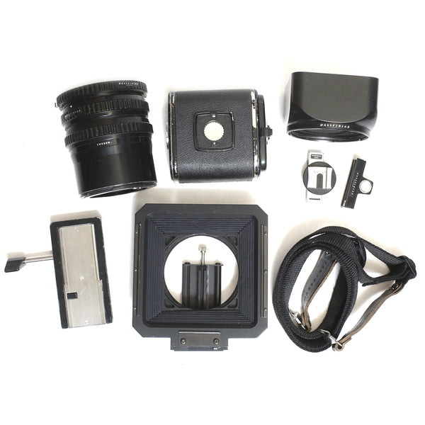 Hasselblad 503CX Black + CF 80/2.8 + 2 A12 magazines + accessories