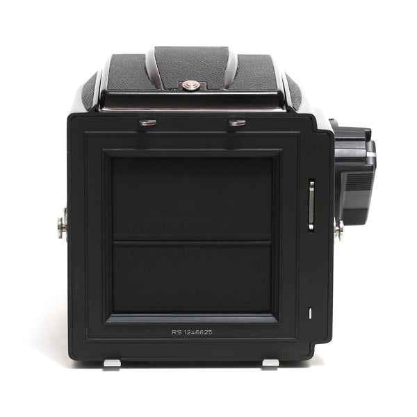 Hasselblad 500 c/m + A12 svart + Acute Matte skiva 42165 (MINT/SER OANVÄNT UT)