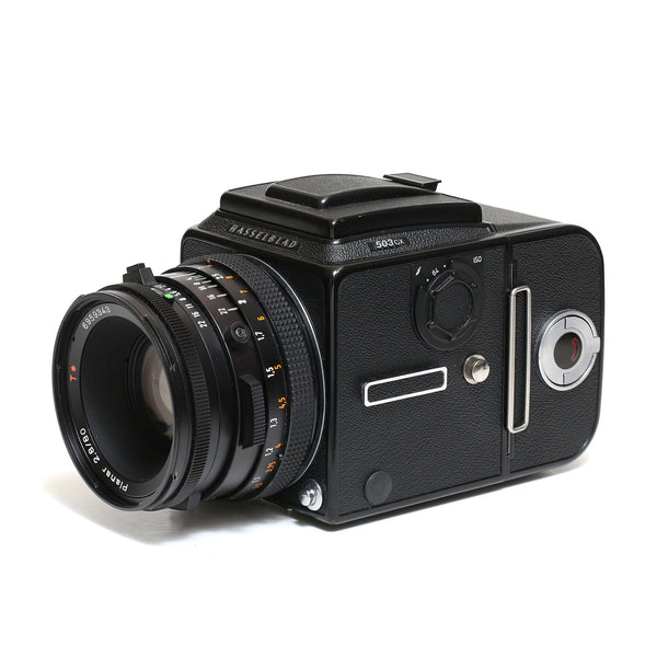 Hasselblad 503CX + planar CF 80mm f2.8 + A12 Svart (Mycket fint kit!)