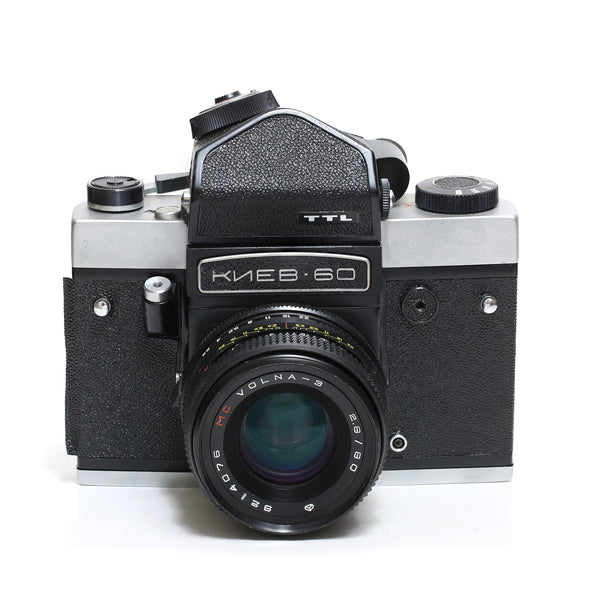 Kiev 60 TTL + MC Volna-3 80mm f2.8. Komplett kit!