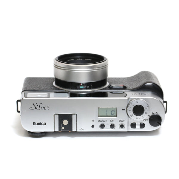 Konica Hexar AF QD + Blixt HX-14 Auto