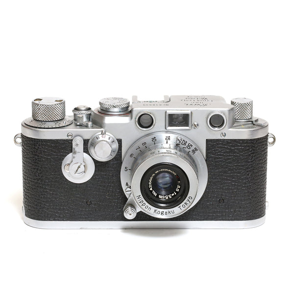 Leica IIIf Red Dial, självutlösare + W-nikkor C 35mm f3.5