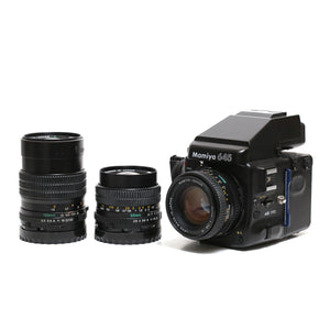 Mamiya 645 PRO, Kit med 3 objektiv