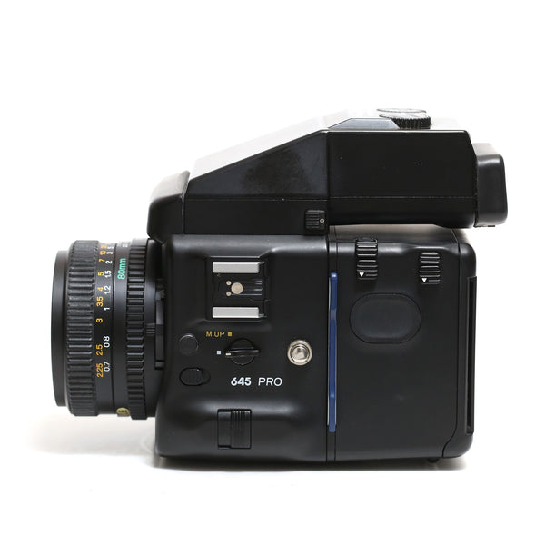 Mamiya 645 PRO, Kit med 3 objektiv
