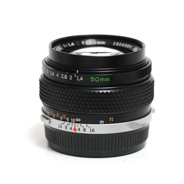 Olympus OM Auto-S 50mm f1.4 (LÄS)