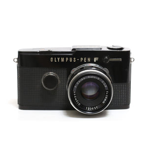 Olympus Pen FT svart + 38mm f1.8 Halvformat