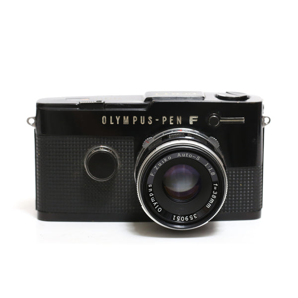 Olympus Pen FT svart + 38mm f1.8 Halvformat