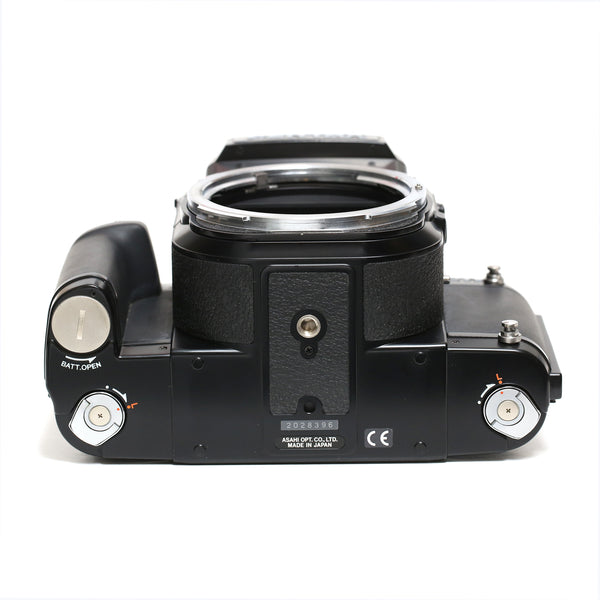 Pentax 67II kamerahus + trähandtag