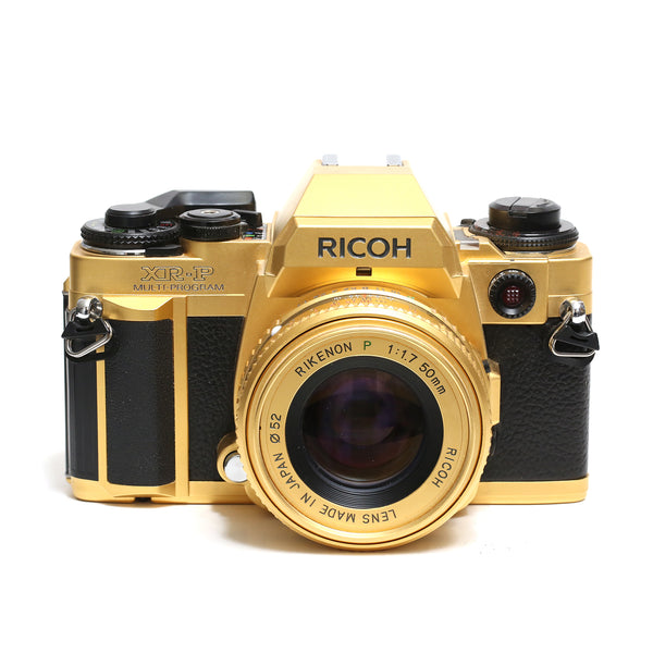 Ricoh XR-P + Rikenon P 50mm f1.7 "Gold Limited Edition"