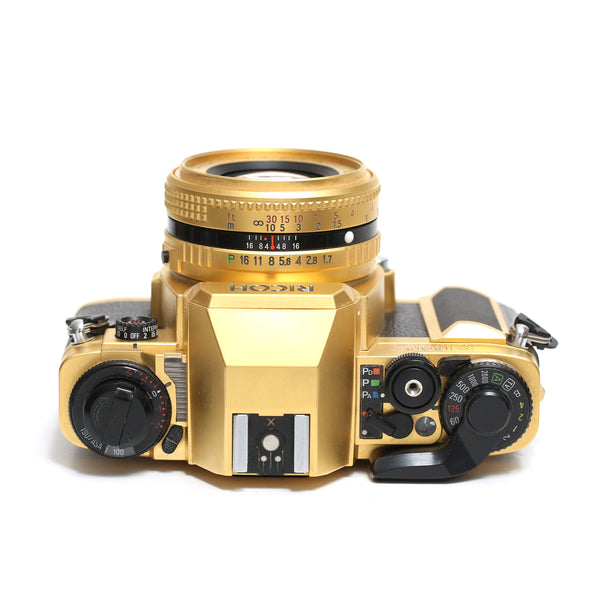 Ricoh XR-P + Rikenon P 50mm f1.7 "Gold Limited Edition"