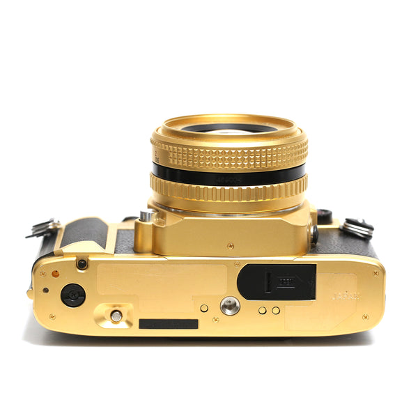 Ricoh XR-P + Rikenon P 50mm f1.7 "Gold Limited Edition"