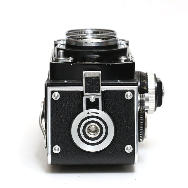 Rolleiflex 2.8F, Planar 80mm f2.8. Planglas och "Hump back" RARE! (defekt ljusmätare)