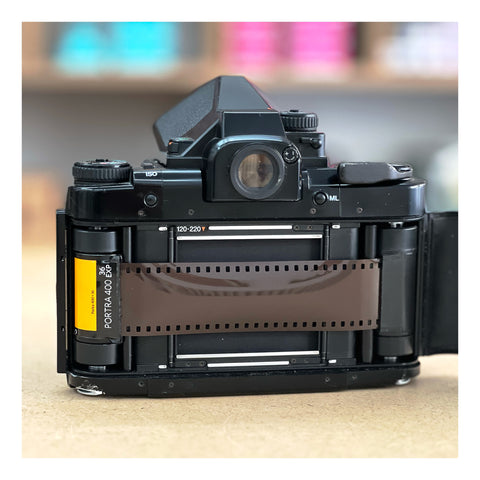 35mm film adapter for medium format camera